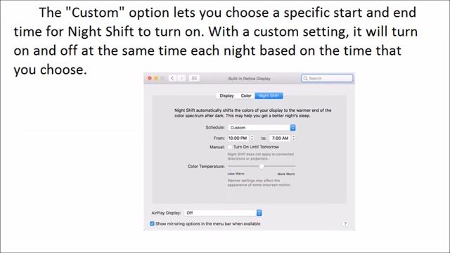 Quick guide How to Use Night Shift in macOS Sierra 10.12.4 смотреть онлайн