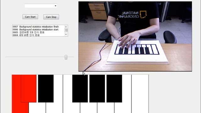 Paper Piano with Kinect смотреть онлайн