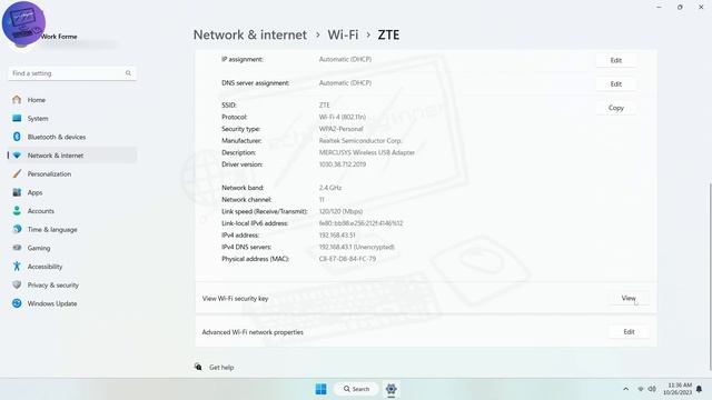Show Wi-Fi Network Password Easily in Windows 11 23H2 смотреть онлайн