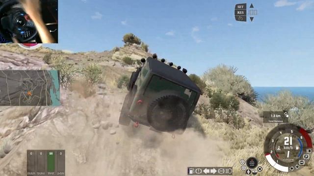 Offroading With Jeep | BeamNg Drive | Logitech G29 Steering Wheel Gameplay смотреть онлайн