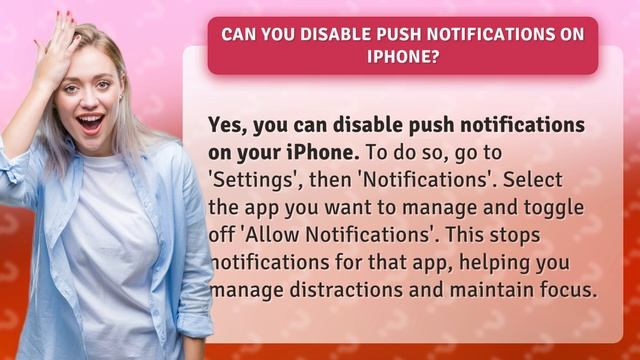 Can you disable push notifications on iPhone? смотреть онлайн