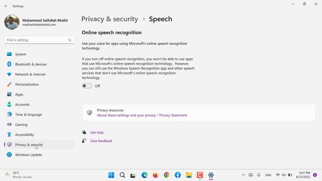 Windows 11 Settings: Privacy & security смотреть онлайн