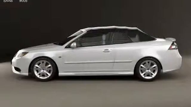 3D Model Saab 93 convertible 2008 - 3D Model at 3DExport.com смотреть онлайн
