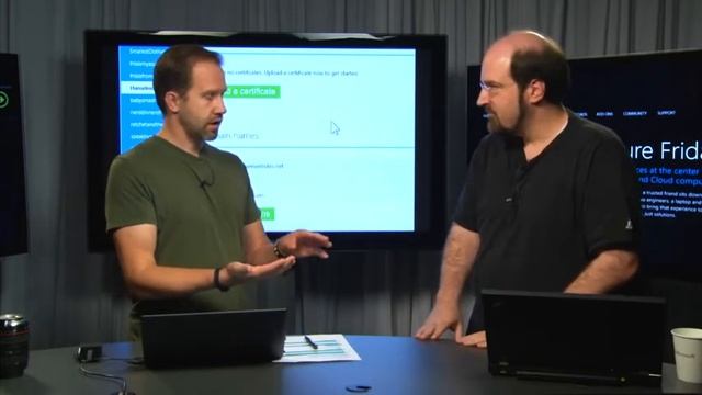 Windows Azure Friday How does SSL work in an Azure Web Sites смотреть онлайн