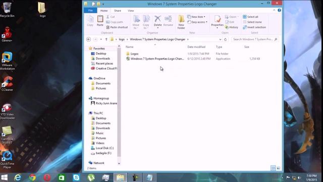How to Change system properties Logo for windows 7/8/8.1 смотреть онлайн