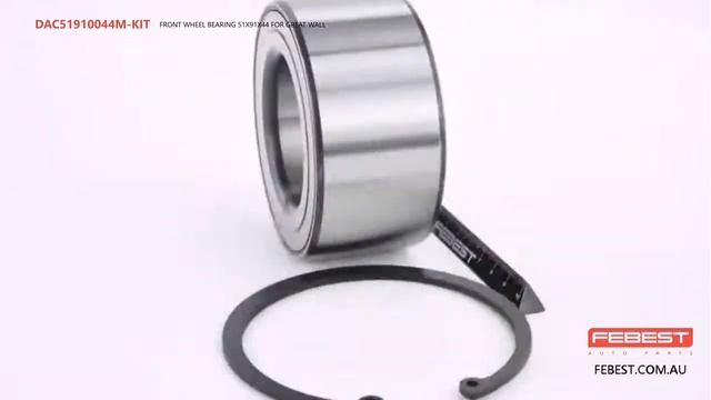 DAC51910044M-KIT FRONT WHEEL BEARING 51X91X44 FOR GREAT WALL смотреть онлайн