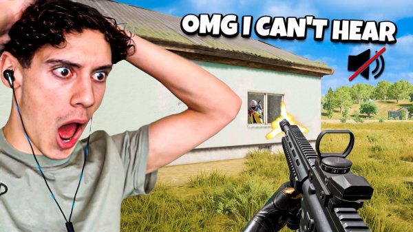 TGLTN Plays PUBG but he can't hear anything...