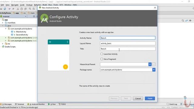 Android Development Lecture 41 Adding a New Activity in Application смотреть онлайн