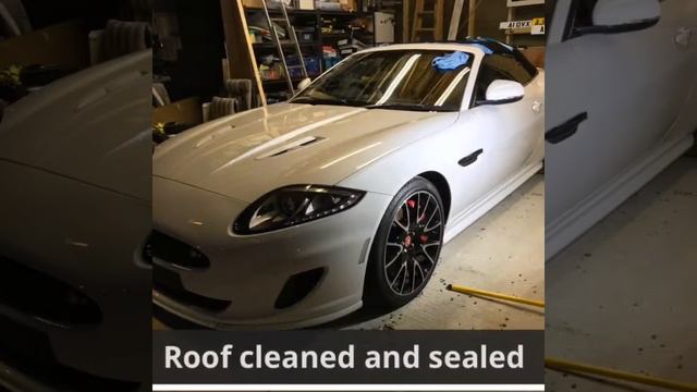 Jaguar XKR enhancement detail complimented with ceramic coating. смотреть онлайн