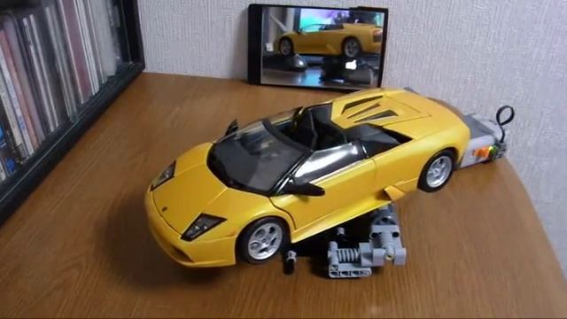Lamborghini Murcielago Roadster yellow 1 18 Maisto 2 смотреть онлайн