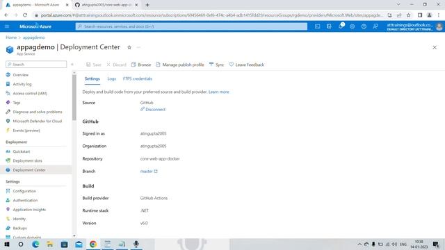 28-Deploy Web Application to Azure App Service using Github Actions смотреть онлайн