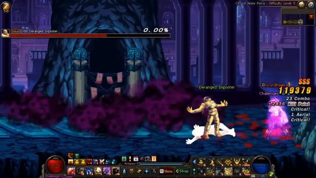 [Dungeon Fighter Online] Female Brawler(Black Widow) Demo - Noire Ferra Lv5 смотреть онлайн