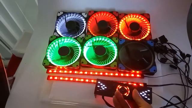 computer fan controller, control 6 RGB case fan and LED strip смотреть онлайн