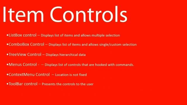 WPF TUTORIALS - 4 - WPF Controls Layout, Item and Individual & Content Controls смотреть онлайн