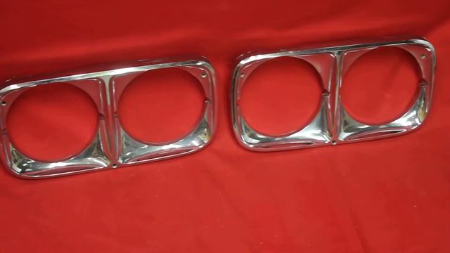 1973 1974 Pontiac Bonneville Catalina Headlight Bezels смотреть онлайн