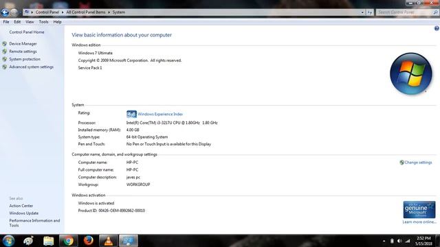 how to see system properties in window 7 смотреть онлайн