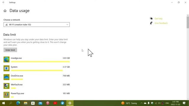 Windows 10 How to view Data usage and set Data limit and see what apps use Data смотреть онлайн