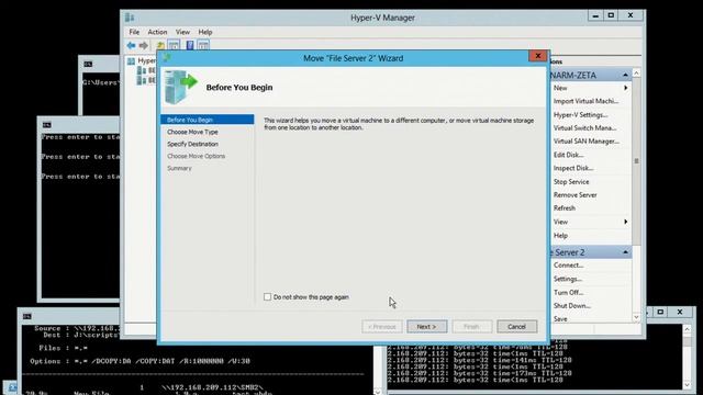 Live Migration of Virtual Machines using SMB File Share to store Virtual Machine Files смотреть онлайн