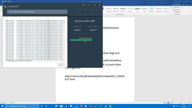 Tutiorial: Ordner mit Compact GUI Kompromieren. смотреть онлайн