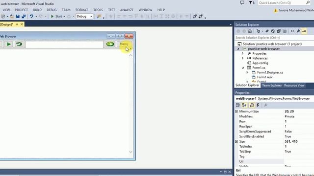 How to make a Web Browser in C# windowsFormApplication смотреть онлайн