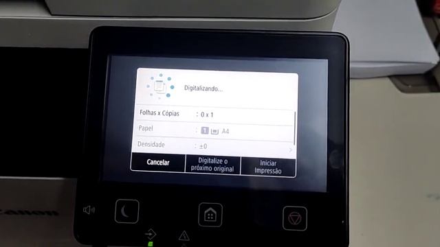 Como realizar cópias de documentos na impressora Canon 1643if смотреть онлайн