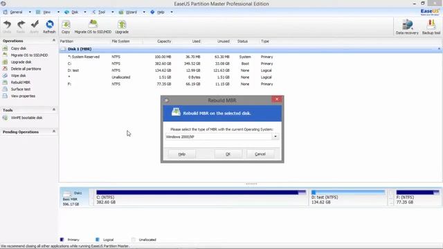 How to rebuild MBR to fix the boot failure with EaseUS Partition Master смотреть онлайн