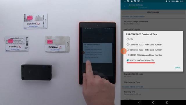 idChamp® RS4 NFC Reader - Security Access Control Badge Formats Android смотреть онлайн