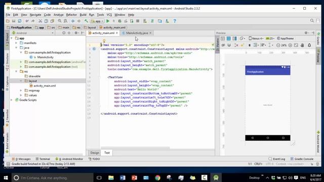 Android Bangla Tutorial 1.5 : Running first app and avd setup in android studio смотреть онлайн
