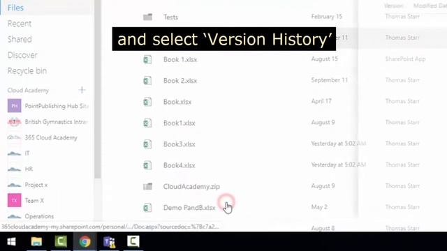 OneDrive - How to Restore a Previous Version of a Document смотреть онлайн