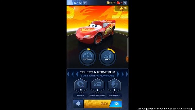 Disney Lightning McQueen Drift Drag Racing Mobile Game Android IOS смотреть онлайн