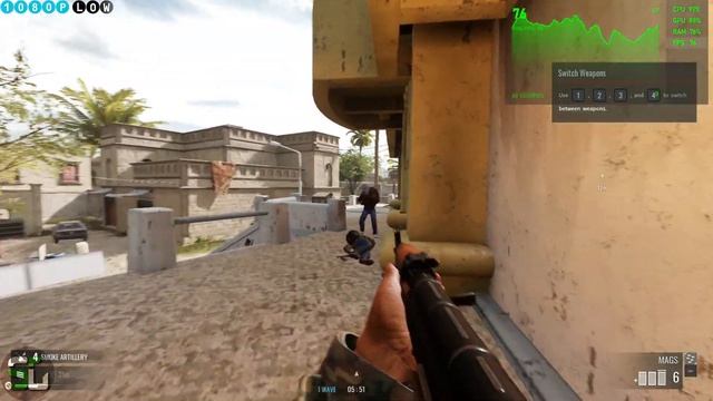 Insurgency: Sandstorm RX 570 4GB RYZEN 3 1200 смотреть онлайн