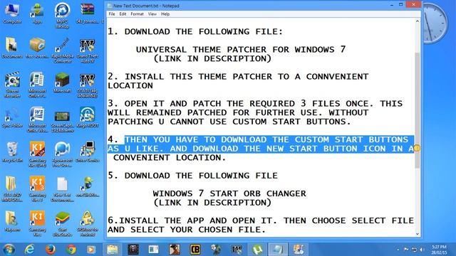 How to Change Start Button in Windows 7! смотреть онлайн