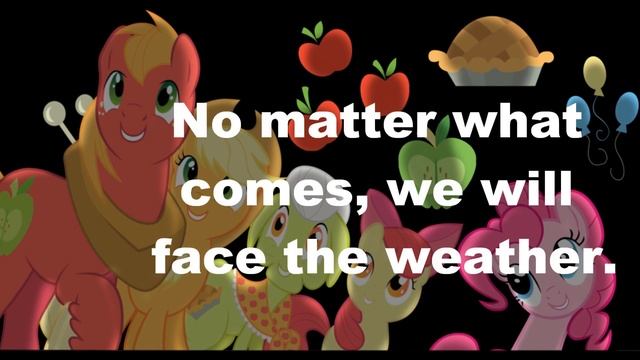 We're apples to the core MLP lyric video смотреть онлайн