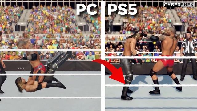 WWE 2K24 | PC VS PS5 (Big Difference) смотреть онлайн