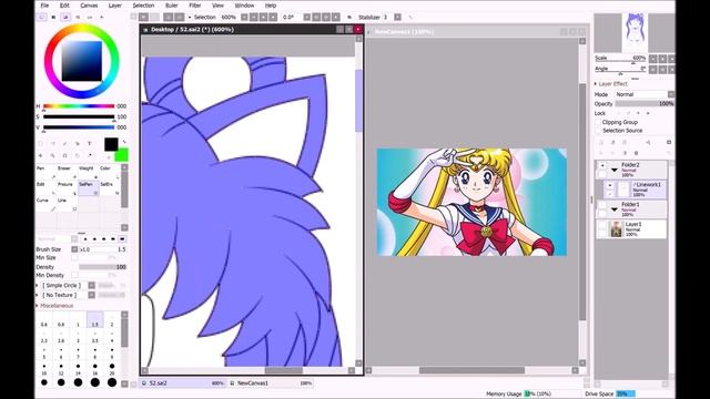 ::Recoloring【Sonic X】To Sailor Moon The Hedgehog:: смотреть онлайн