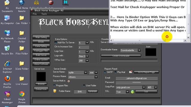 Black Horse keylogger BHKR2 смотреть онлайн