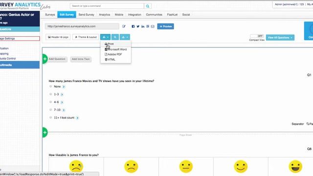 Survey Analytics Version 6.1: Enhanced Account Setting & Survey Creation Tools смотреть онлайн