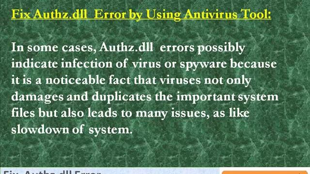 How to Fix Authz.dll Error смотреть онлайн