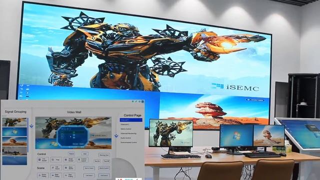 PC(Windows) Platform Operation Demo of NPL Video Wall Control System смотреть онлайн