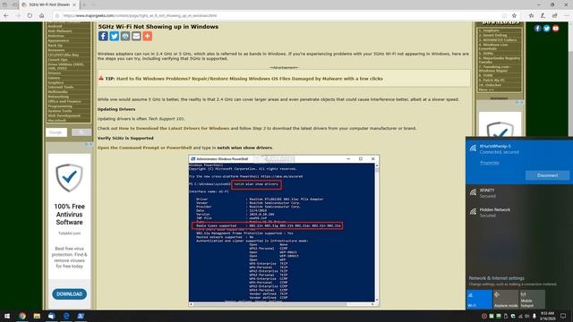 5GHz Wi Fi Not Showing up in Windows смотреть онлайн