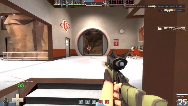Old Man Commander Leads Us! Team Fortress 2 Sniper Gameplay смотреть онлайн