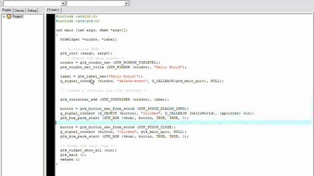 Video aula gtk no windows hello world смотреть онлайн
