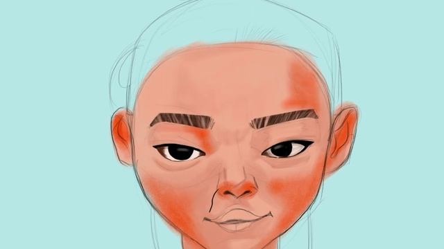 iPad pro drawing- girl смотреть онлайн