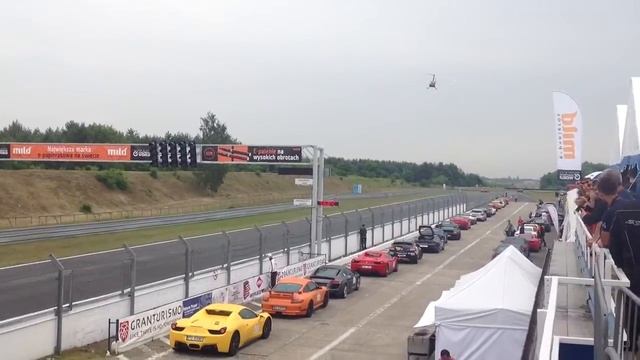 Lamborghini Gallardo spyder Fly-By Gran Turismo polonia 2014 смотреть онлайн