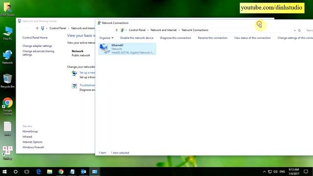Hướng dẫn đổi DNS cho Windows 10 - How to change DNS for Windows 10 смотреть онлайн