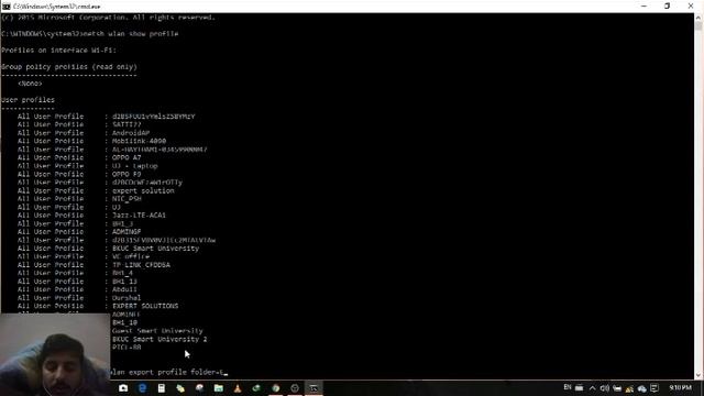 CMD: How to FIND all WIFI PASSWORD with only 1 command | Windows 10/8.1/8/7 or HACK? | Abdullah Jan смотреть онлайн