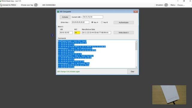 Using UID Changeable tags using PN532 смотреть онлайн