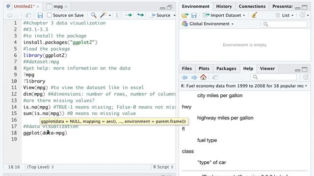data visualization with ggplot2 part 1 | scatterplot | R for data science book club | EXPLORE data смотреть онлайн