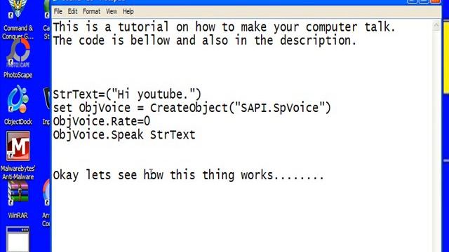 vbscript for computer to talk смотреть онлайн