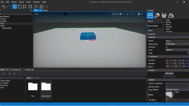 Basics to learn from Flax Game Engine смотреть онлайн